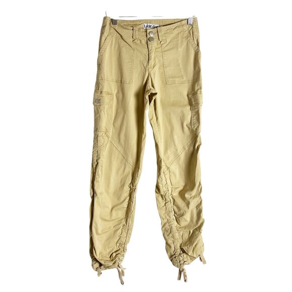 I.AM.GIA Ryder Cargo Tan Low Rise Straight Leg Pants Size Small - Picture 1 of 11